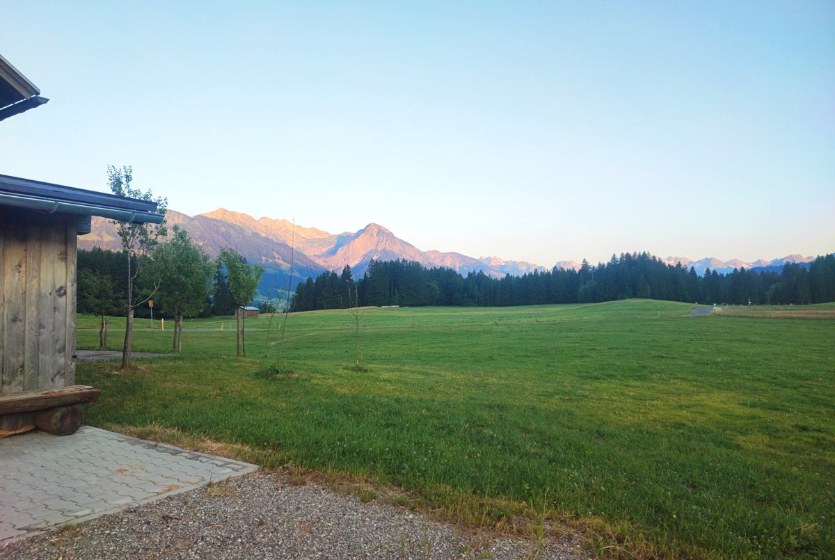 Camping bei Tiefenberg Beim Thanner im Allgäu